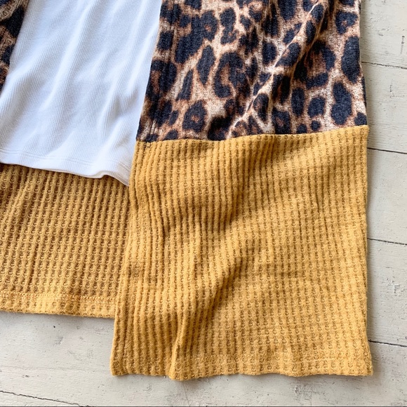 Black Marled Leopard Mustard Duster - Picture 5 of 7